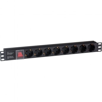 Блок розеток EXEGATE SERVERPRO PDU-19H801 AL-8S-C14-SW EX280840RUS
