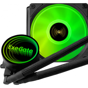Комплект водяного охлаждения EXEGATE BLACKWATER-120V3.PWM.ARGB