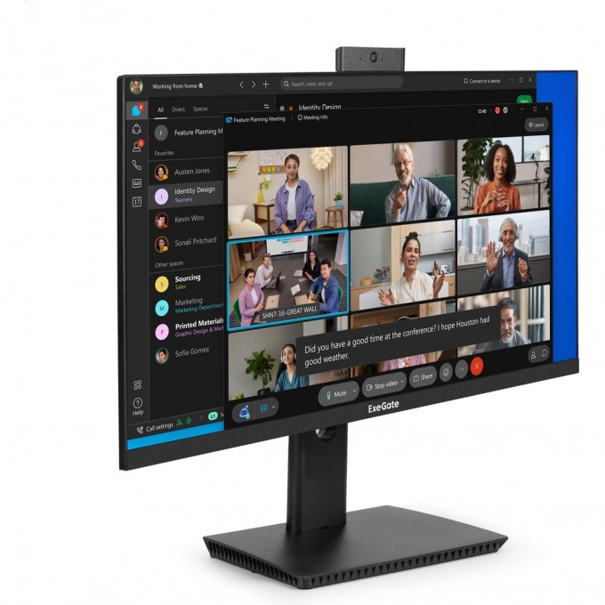 Монитор 23.8" EXEGATE SUPERVIEW EV2407T EX297246RUS