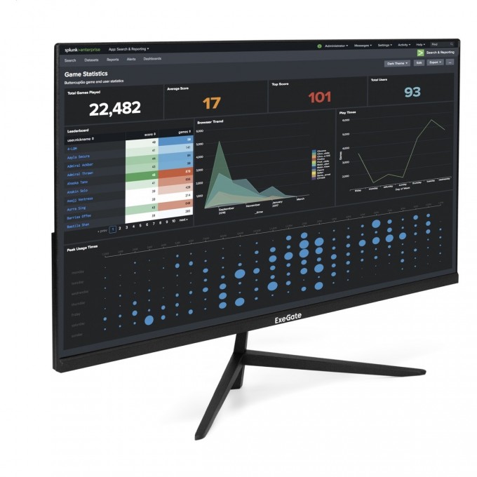 Монитор 27" EXEGATE PROSMART EZ2707CA EX297650RUS