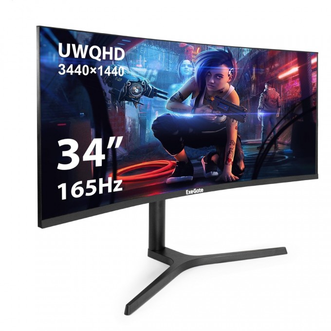 Монитор 34" EXEGATE COMBAT EC3400TA EX297580RUS