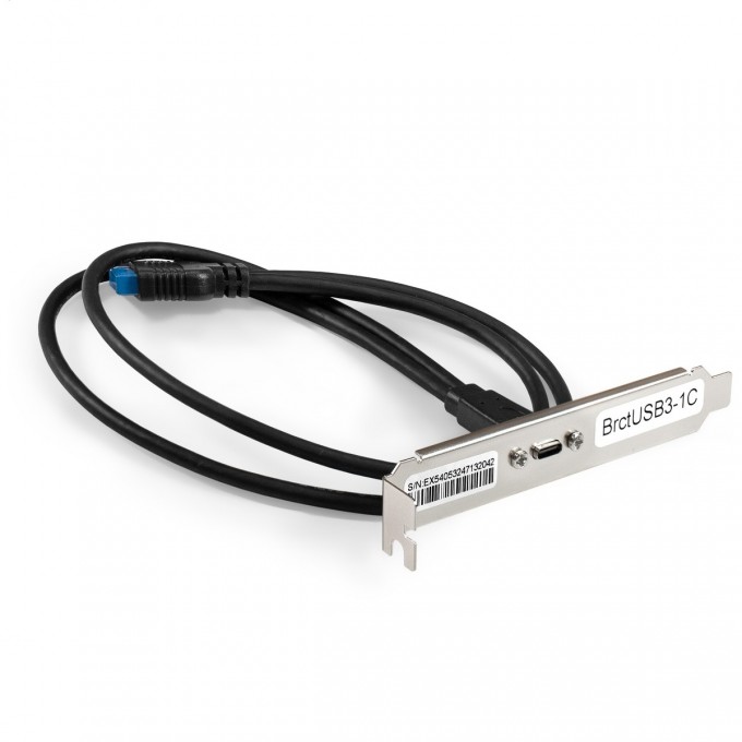 Планка портов в корпус Type-C EXEGATE BrctUSB3-1C EX298296RUS