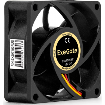 Вентилятор 12В DC EXEGATE EX07025B3P
