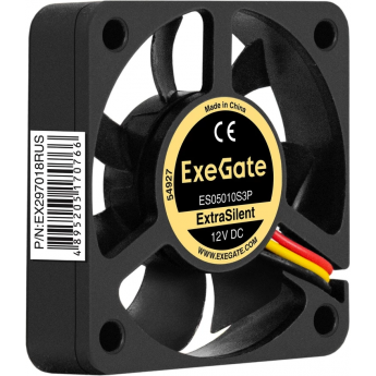 Вентилятор 12В DC EXEGATE EXTRASILENT ES05010S3P